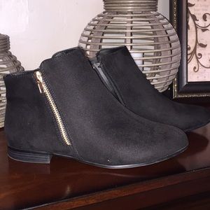 Black ankle boots